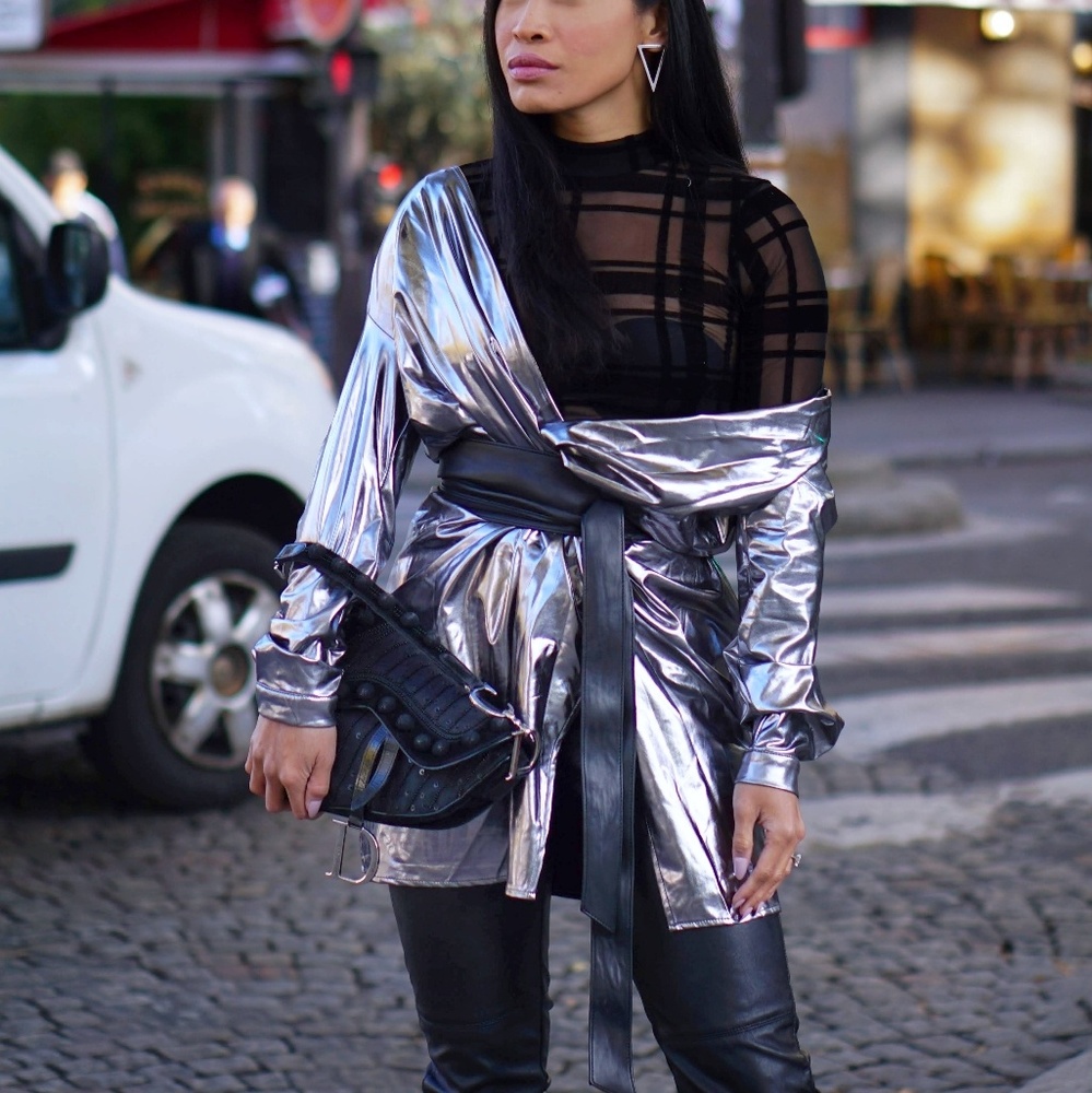 Silver dress